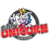 Filthy Unicorn Auto Studio Logo